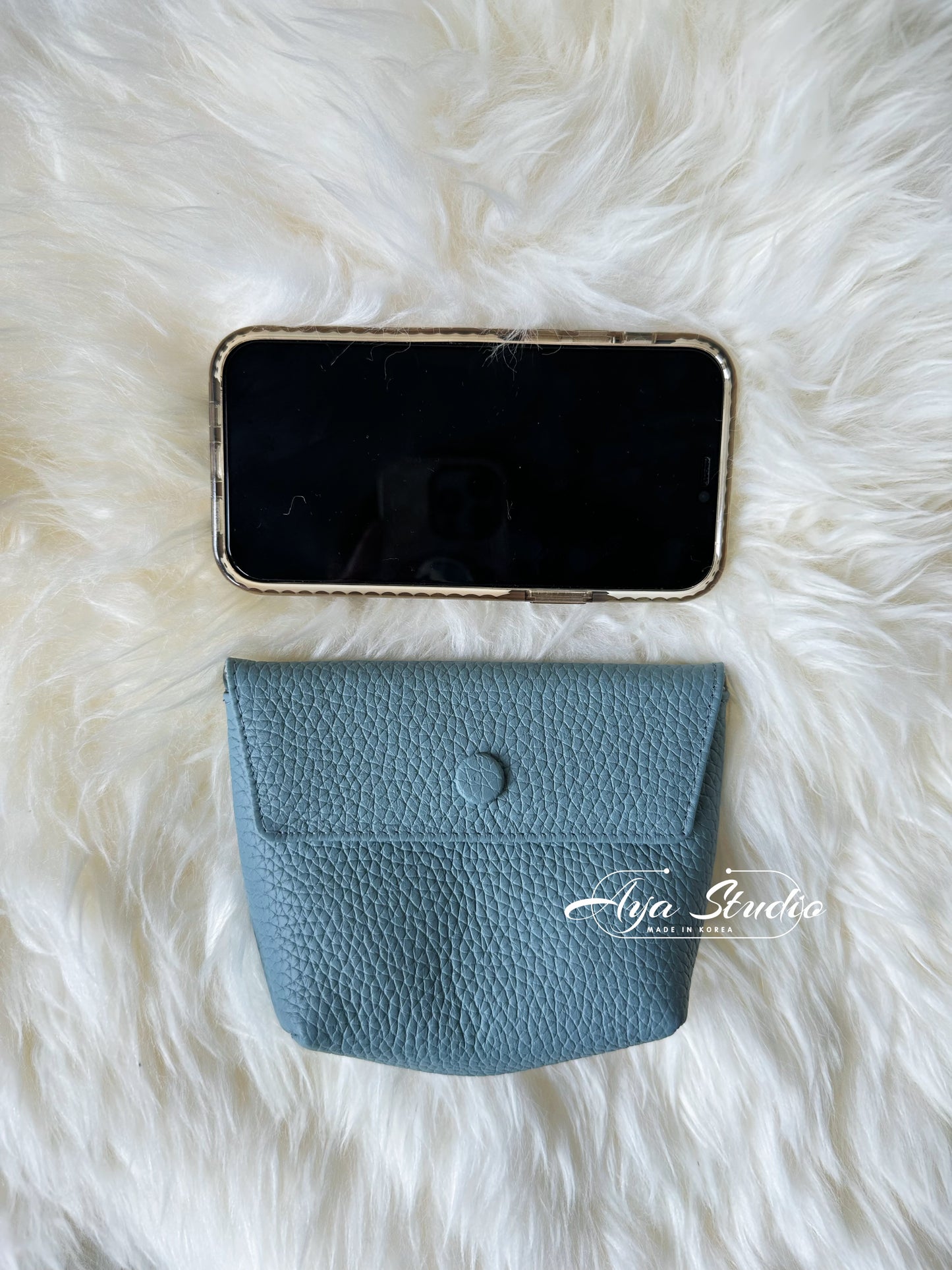 Inside Out Small Leather Pouch