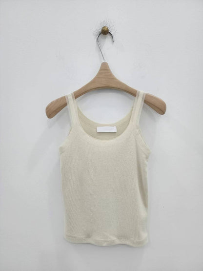 Tencel Vest with Yarn Details