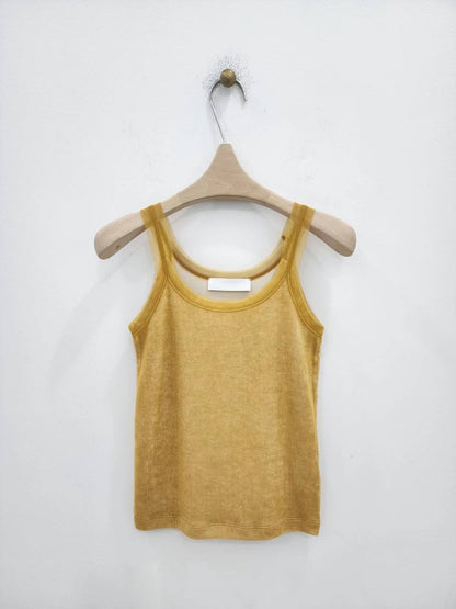 Tencel Vest with Yarn Details