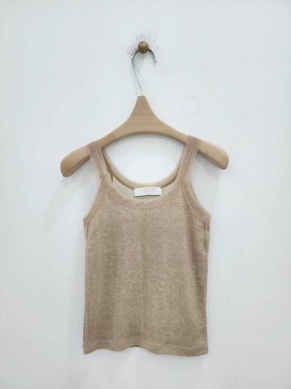 Tencel Vest with Yarn Details