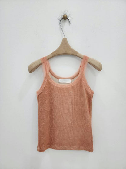 Tencel Vest with Yarn Details